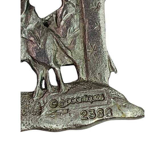 Spoontiques Pewter Three Wise Men Ornament Crystal 3.2" #2386 Suncatcher - Picture 5 of 5